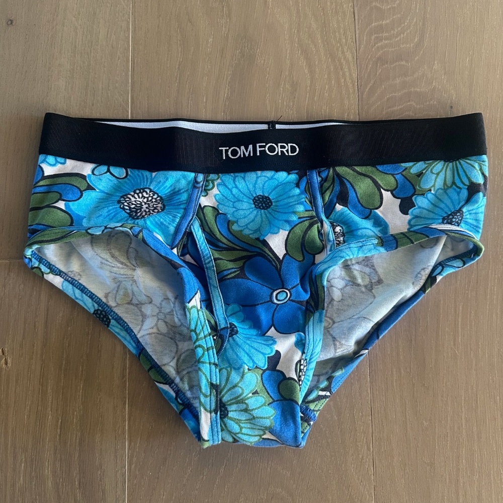 TOM FORD Men's Floral Briefs - Large - VGUC